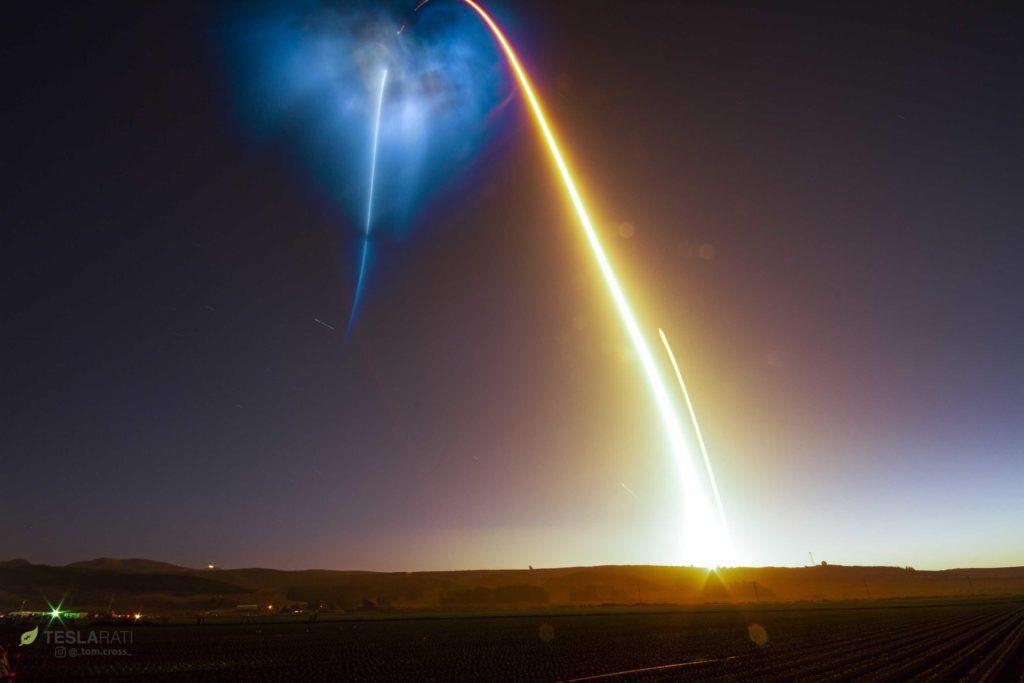 SpaceX провела очередные запуски Falcon 9 – подробности и кадры