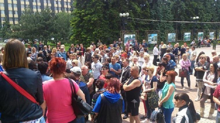 В Горловке митингуют предприниматели: "ДНР" задушила бизнес налогами