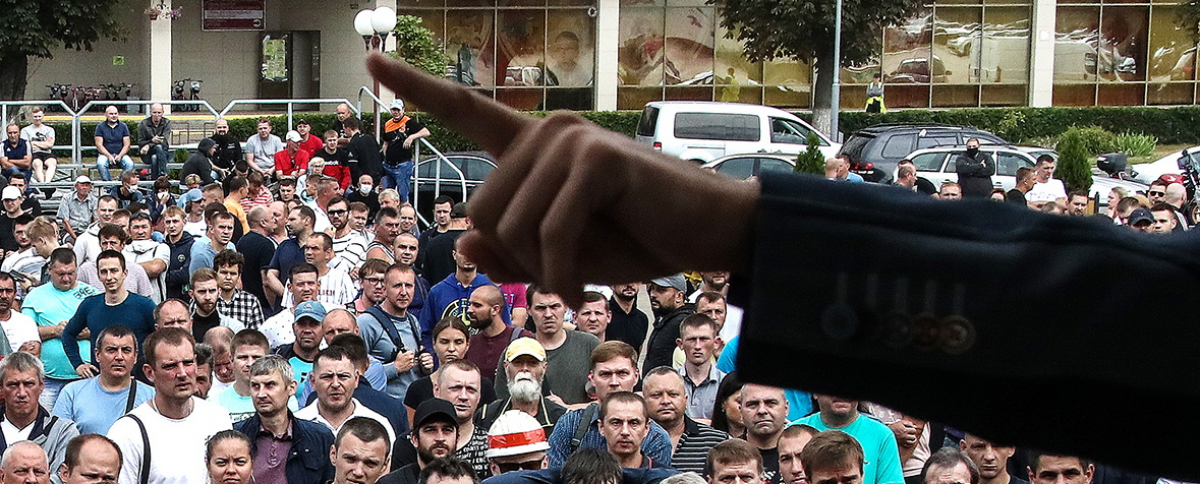 Задержан глава стачкома "Беларуськалия" Анатолий Бокан: рабочие вышли на протест