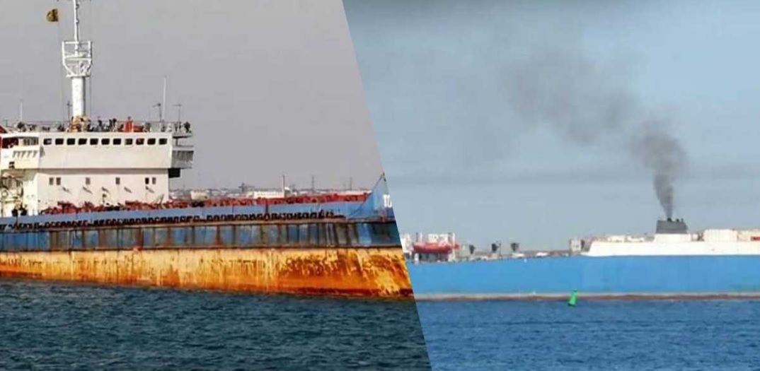 ССО и "Черная искра" атаковали два российских судна в Каспийском море, перевозивших оружие и технику