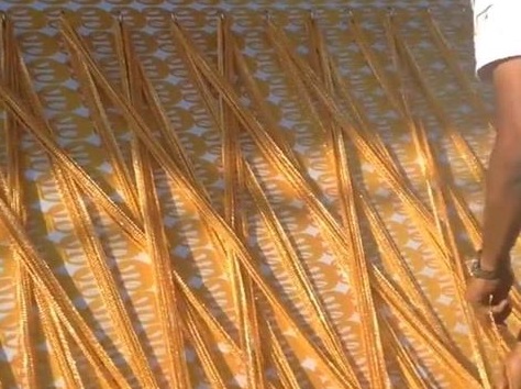 Изготовленная в ОАЭ золотая цепь длиной 5,52 км войдет в Книгу рекордов Гиннесса