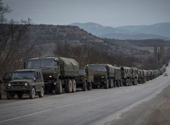 СМИ: в Донецк вошла колонна бронетехники РФ