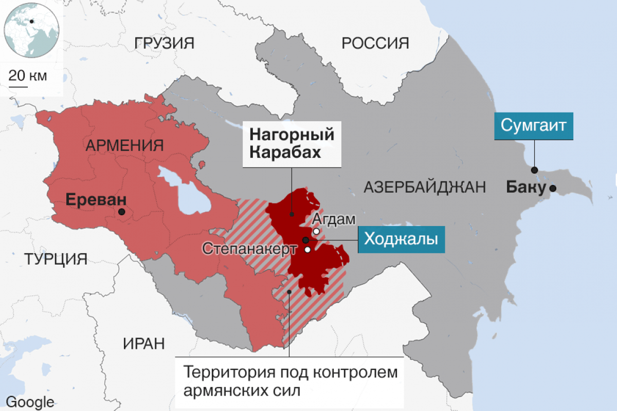 ​Война за Карабах: Азербайджан обратился к народу Армении и готовит гуманитарные коридоры