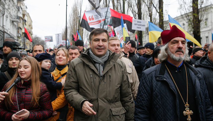 Саакашвили возобновляет протестные митинги в центре Киева: названа дата и цели