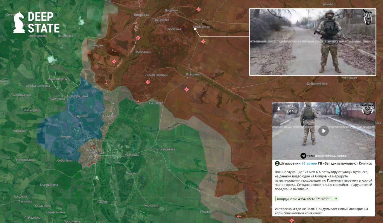 Оккупанты сфабриковали "захват" Купянска, подменив его на видео на Таволжанку: "Могли бы в Чечне снять"
