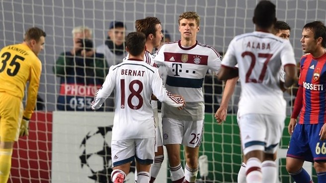 Лига чемпионов. "Бавария" прагматично побеждает ЦСКА