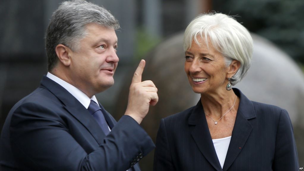 Порошенко и глава МВФ обсудили ситуацию с "Приватбанком": подробности