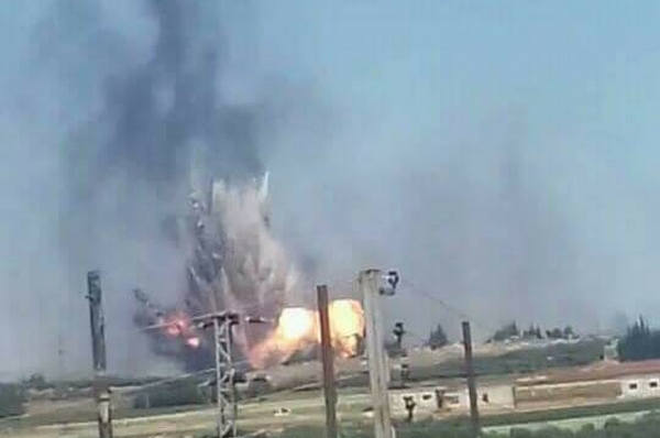 Асад выдвинул свою версию таинственных взрывов на авиабазе в Хаме, разнесших 4 склада с боеприпасами