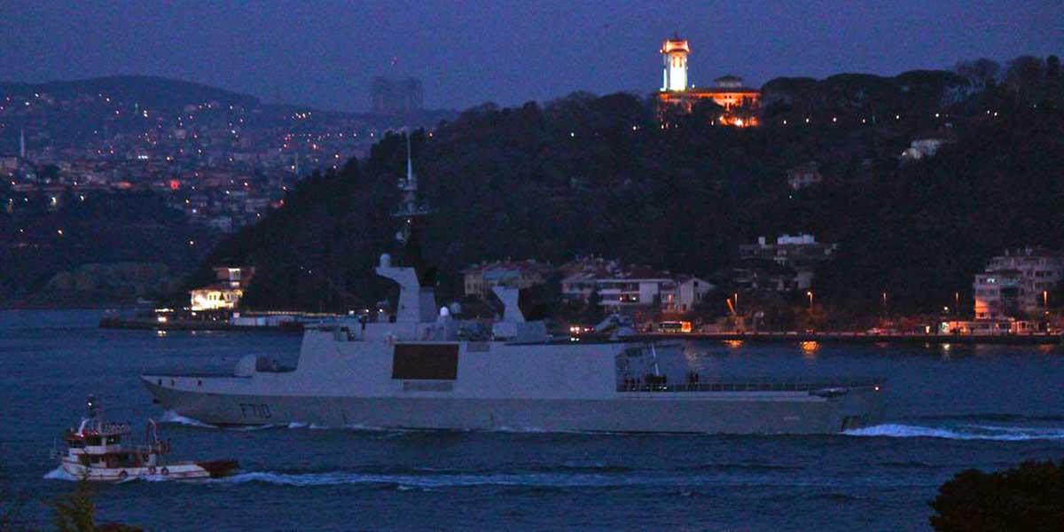 ​Французский ракетный фрегат вошел в Черное море