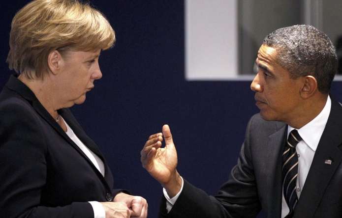 Обама и Меркель начали переговоры по кризису в Украине