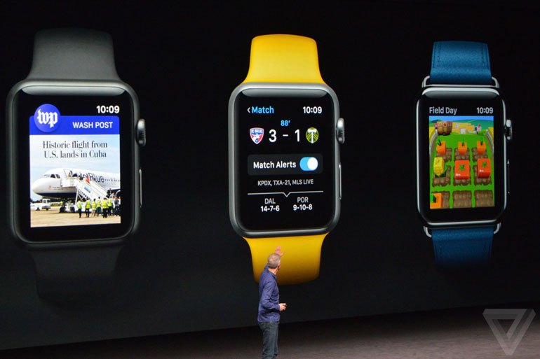 Apple презентовала умные часы Watch Series 2: новый гаджет не боится воды, снабжен модулем GPS и имеет сверхмощный процессор 