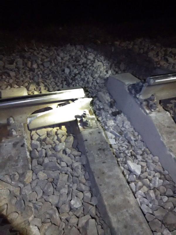 Второй взрыв в Харькове: поврежден рельс и локомотив поезда на перегоне Жихарь-Змиев