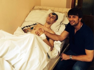 Шовковский навестил раненых солдат в киевском военном госпитале