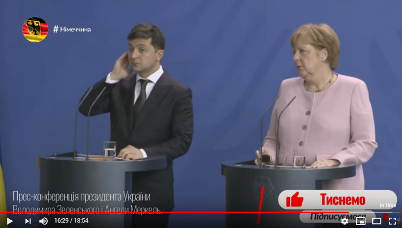 Что произошло на совместной пресс-конференции Зеленского с Меркель в Берлине: появилось полное видео
