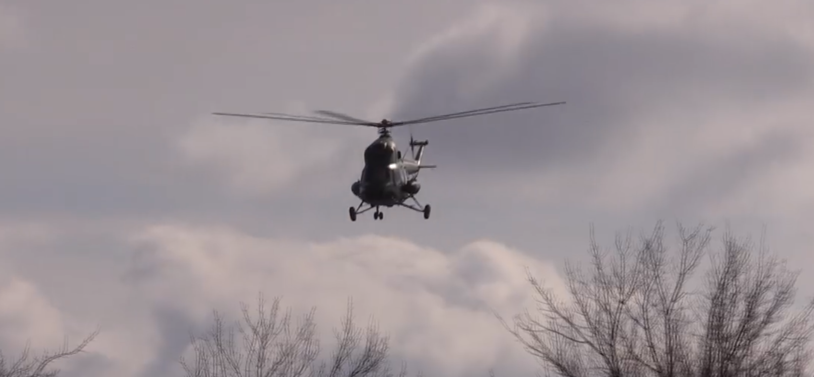 В Сеть попали кадры испытаний ударной силы Ми-2 на Донбассе 
