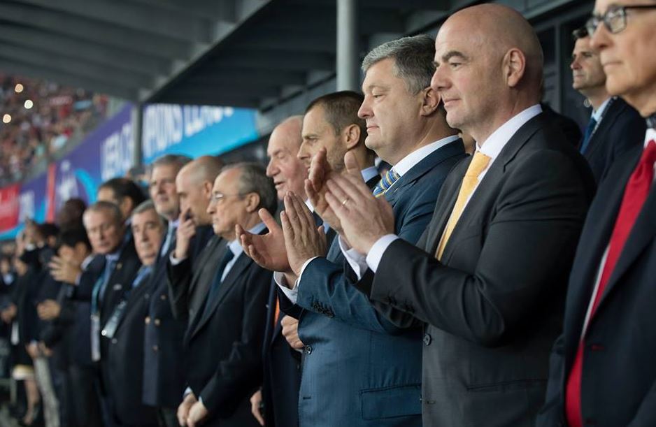 ​"Классный футбол в сердце Украины", - Порошенко поделился впечатлениями о финале Лиги чемпионов