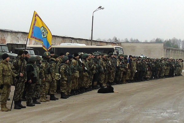 Штурмовая рота батальона «Донбасс» отправилась в зону АТО