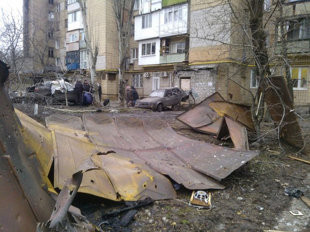 Мэрия Донецка: Обстрелян Куйбышевский район, горят дома, есть пострадавшие