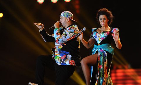 В Сеть попали видео и фото, как "Сокол" и "Свобода" с томатами и яйцами пришли срывать концерт Потапа и Насти Каменских