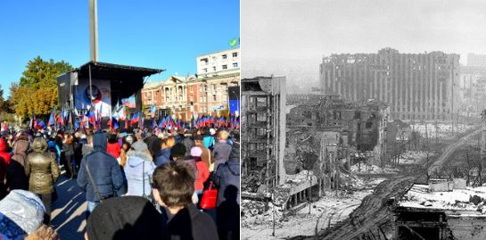 "Руины и пустота": мощная разница между АТО по-украински и "АТО" по-российски на примере Донецка и Грозного - фото