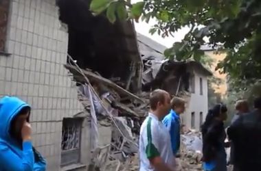 Последствия обстрелов Донецка в ночь на 6 августа