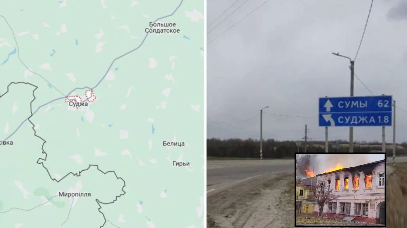 В Курской области новые разрушения и взрывы: появилось видео из Суджи