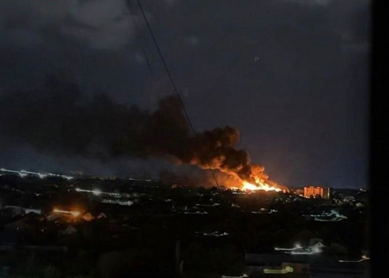 В оккупированном Луганске во время атаки БпЛА раздались взрывы на стратегических объектах