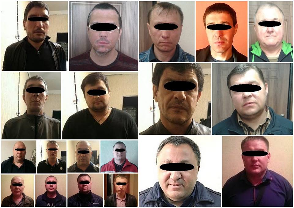  "Мозг" не предусмотрел, а "Умка" не гарантировал безопасность: 12 криминальных авторитетов пойманы в Днепропетровске. Фото задержанных