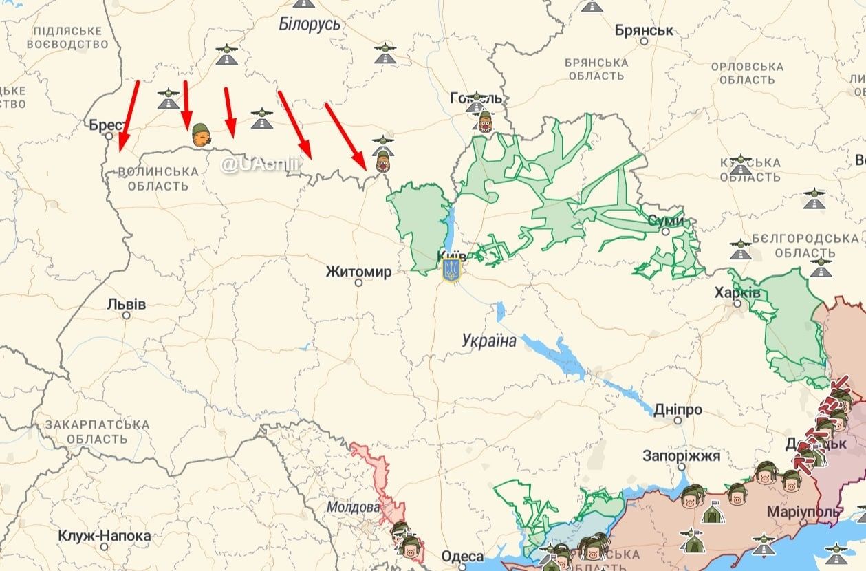 На українсько-білоруському кордоні зафіксовано дивну активність силовиків