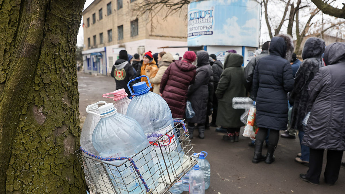 В окупованій частині Донбасу гостра нестача води: британська розвідка знайшла винуватців