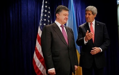 Петр Порошенко и Джон Керри сегодня обсудят расширение военной помощи США Киеву