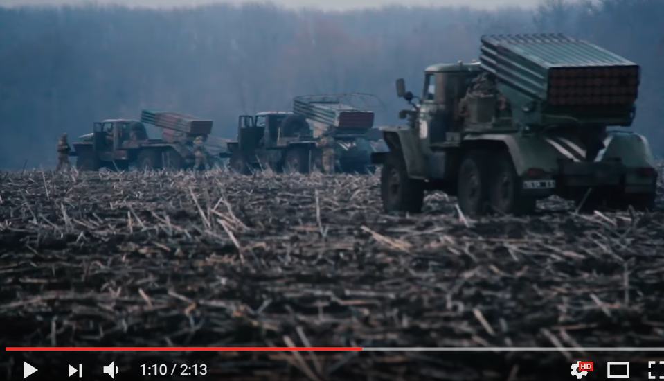 Украинская артиллерия готова подавить наступление "ДНР" из "Градов": силы АТО опубликовали видео с жестким предупреждением боевикам