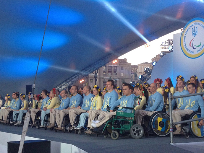 Состоялась торжественная церемония проводов паралимпийской сборной Украины в Рио: опубликованы кадры