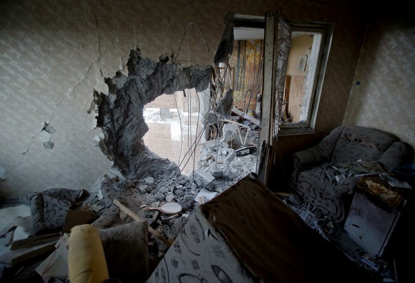 Сводка разрушений Донецка 19 января