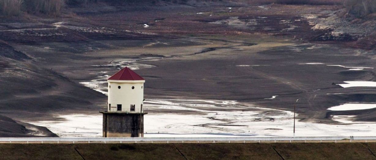 На месте Загорского водохранилища в Крыму теперь пустыня: опубликовано фото