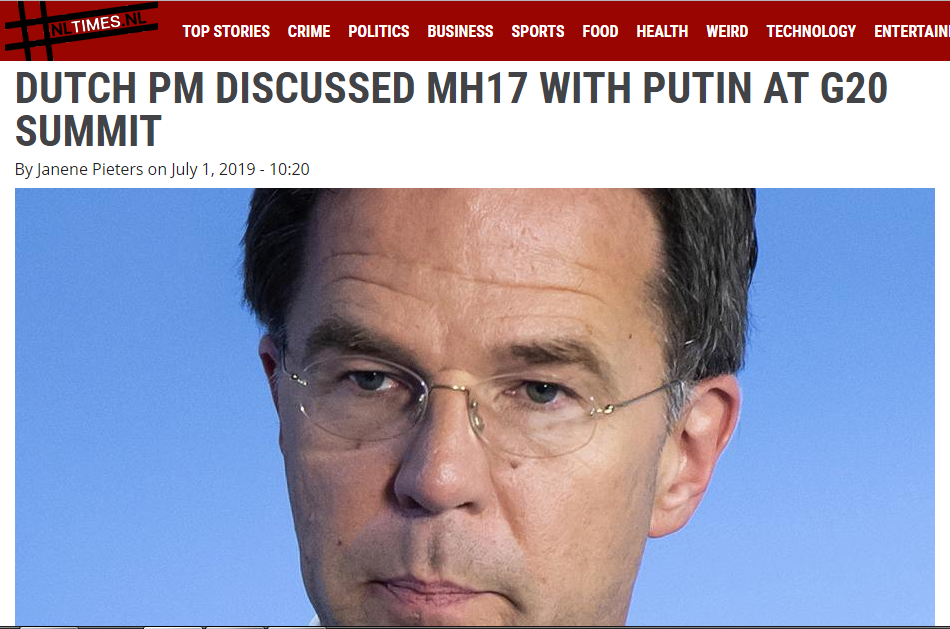 Признал ли Путин вину за сбитый МН17: премьер Ниделандов подтвердил тайные переговоры, поразив деталями, - СМИ