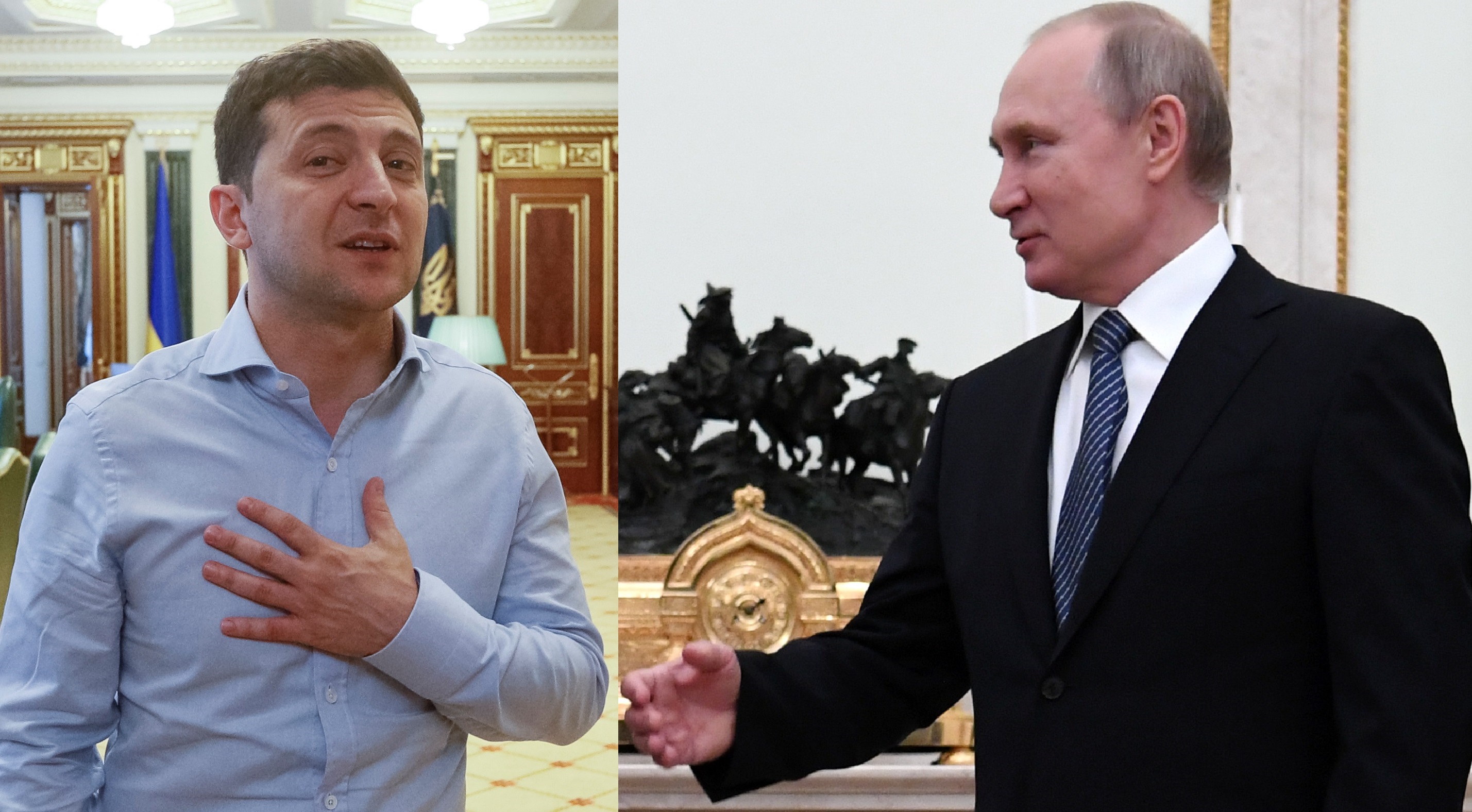 Фото Зеленского И Путина
