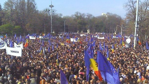 Полиция Кишинева отчиталась о двух масштабных протестных митингах