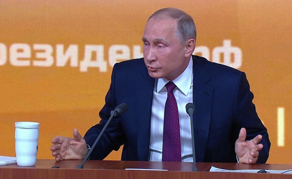 Пресс-конференция российского президента, еще не успев начаться, показала полный провал рейтинга Путина - россияне выразили свое истинное отношение к политике Кремля - кадры