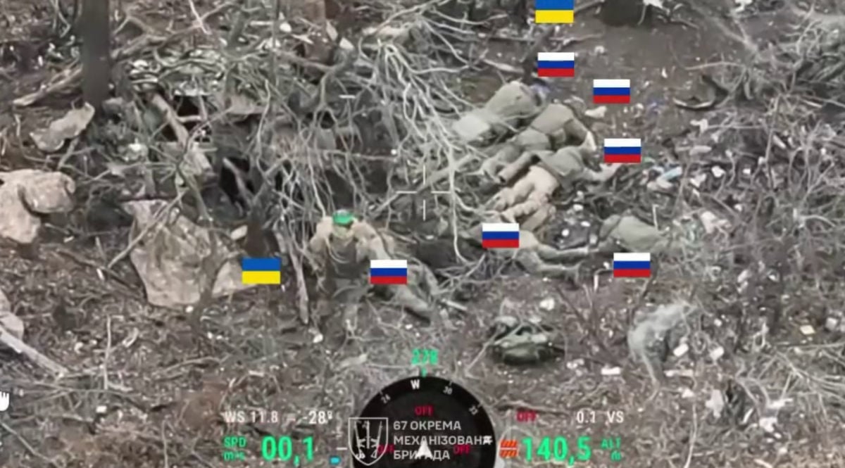 Два бойца 67-й ОМБр взяли в плен 6 российских оккупантов, спасая их под обстрелами РФ, – видео операции