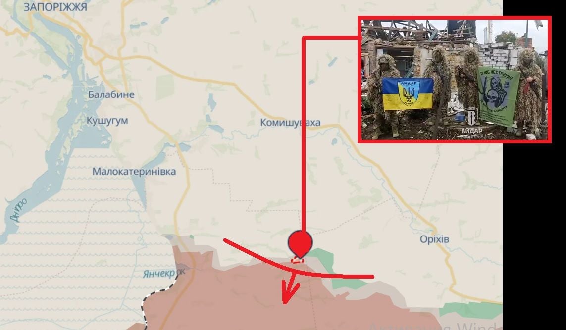 Штурмовики ВСУ освободили село в Запорожской области, продвинувшись вперед на 3,5 км 
