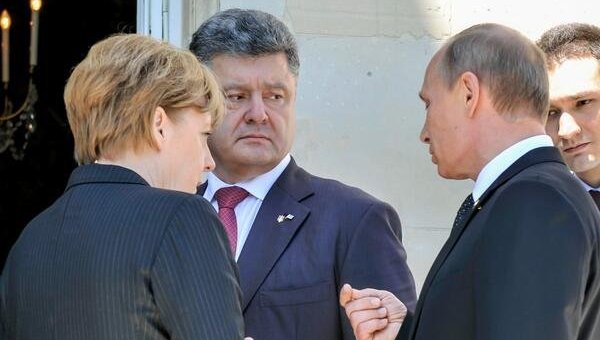 Переговоры Путина, Порошенко и стран ЕС по урегулированию кризиса в Донбассе. Хроника событий