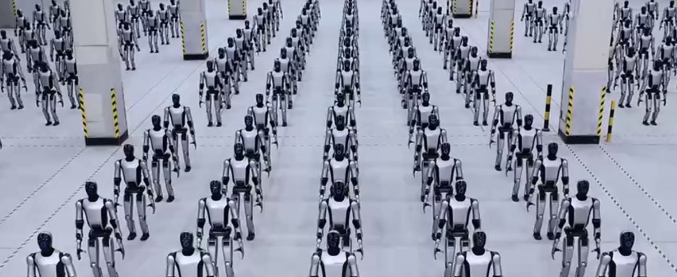 Новая эпоха производства: в Китае на работу вышли человекоподобные роботы – в Сети появилось видео