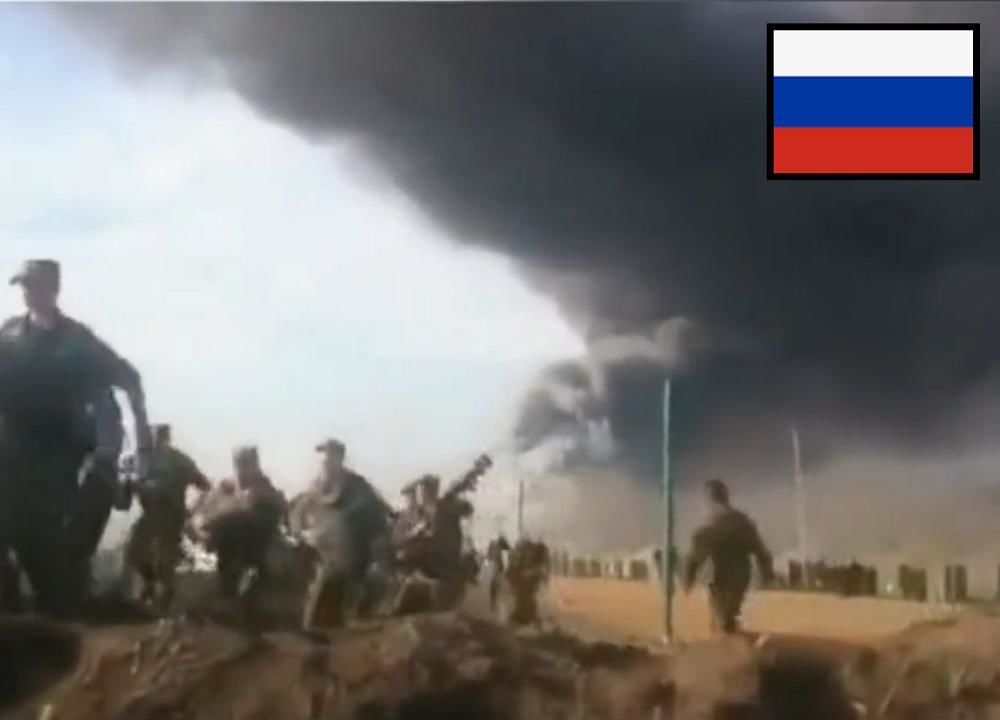 З'явилося відео із Брилівки після удару HIMARSів: росіяни у паніці розбігаються убік, чути вибухи БК