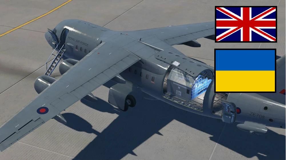 ЗМІ дізналися, хто вночі прибув до Києва з Лондона на борту літака королівських ЗС Великобританії