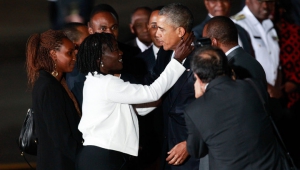 Обама станцевал с президентом Кении под африканские народные мотивы