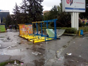 Последствия урагана в Бердянске: отсутствие электричества и перебои с продуктами питания