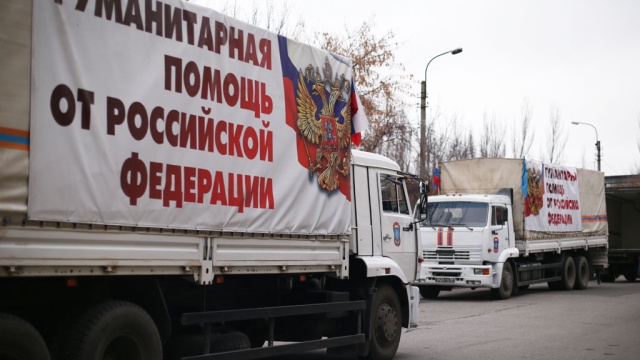 В МЧС РФ опровергли наличие топлива для танков в составе гуманитарного конвоя для Донбасса