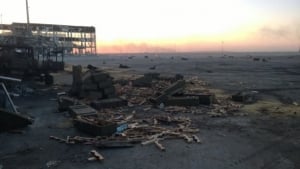 Аэропорт Донецка обстреливают из минометов