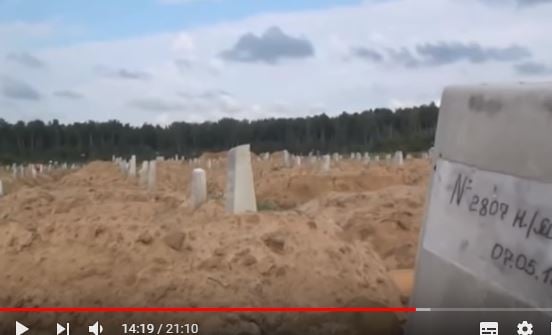 Сеть поражена огромным кладбищем боевиков России в Колпино: сотни могил с обозначением "н/м" - кадры
